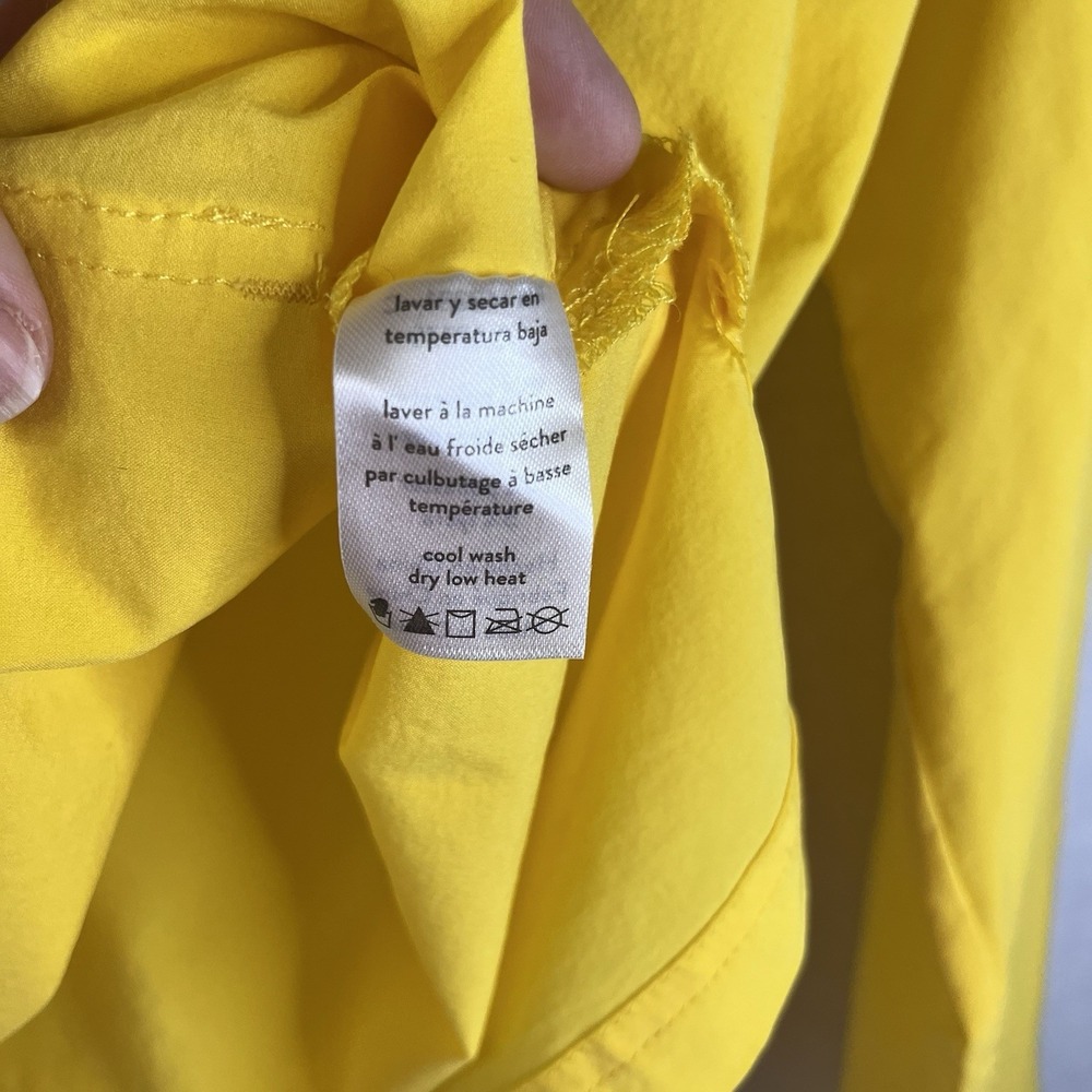 Rip Skirt Hoodie Women's Yellow Pullover w Pocket Sz Small Sun Beach Outdoor - Picture 4 of 5